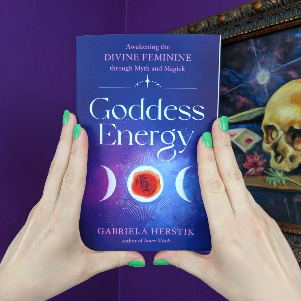 I am overjoyed to receive a copy of Goddess Energy by @GabyHerstik . I think the subject of the divine feminine is an incredibly important one. I am looking forward to diving into this! Thank you to @TarcherPerigee for sending me a copy.