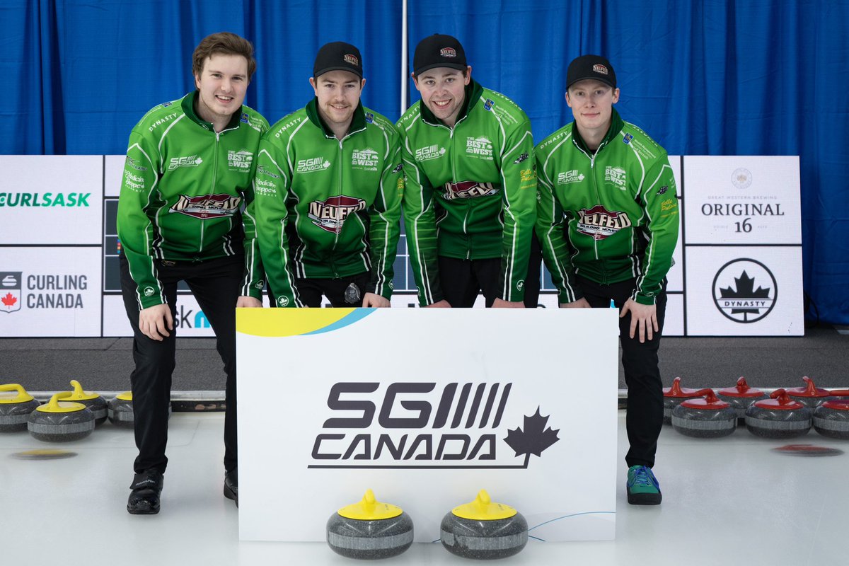 💚🌾 Team Saskatchewan 🌾💚 Team Kleiter Team Just Team Bernath Team Kozma #BOTW2024 | @CURLSASK
