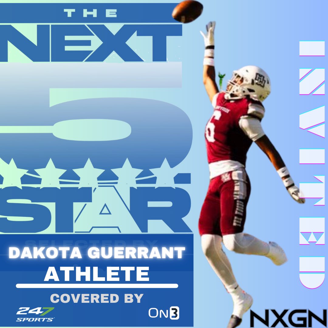 CONGRATULATIONS @DakotaGuerrant1 Welcome to The Next Five Star Pro Day!