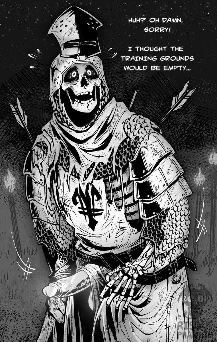 risque_phantom's tweet photo. Maybe you could help the Death Knight with a midnight training session?  [ Raid Shadow Legends ]
😏💀⚔️ https://t.co/aDdry6V2XP