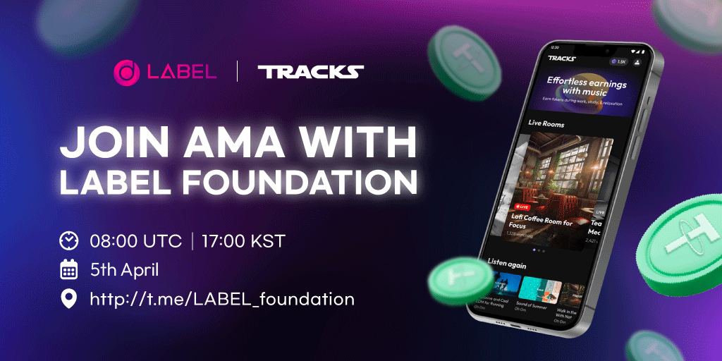 LABEL_AI_'s tweet photo. ๐ฃ Friendly Reminder!
Exciting news awaits in our upcoming Ask Me Anything (AMA) session today!
๐ Date: 5th April
โฐTime: 08:00 UTC | 17:00 KST
๐ข Venue: https://t.co/lHjtBZsoUy
1๏ธโฃQuestion from Twitter
2๏ธโฃTelegram live question
#AMA #LABELFoundation #TRACKS https://t.co/P7wJQ2Ytxc