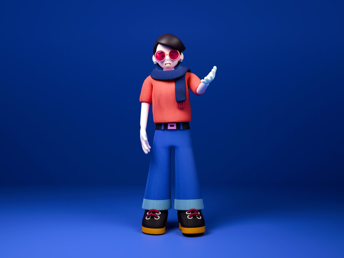 davkenn's tweet photo. Created this #3D character in #Blender for some future state product design concepts for the PeopleSpot App. Great fun and very handy having these 3D assets to use for #uiuxdesign mockups! Be sure to checkout the PeopleSpot App too! #3dmodeling #peopleskills https://t.co/nSzh6Ia343