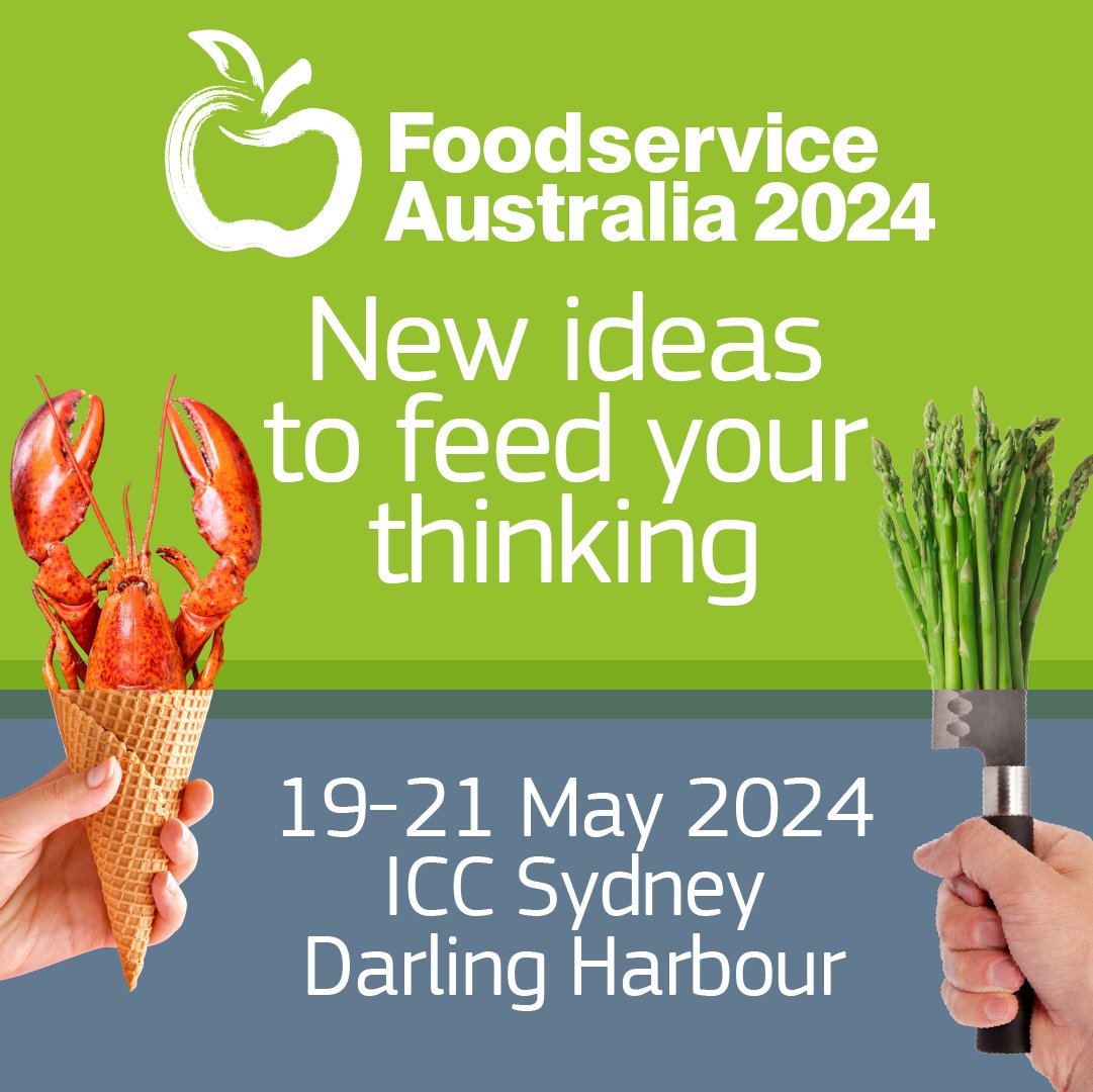 Mark your calendars, Foodservice Australia is coming to ICC Sydney on 19 to 21 May 2024. 🔗 Get ready for a flavour-packed event! Trade only, free event. Get your tickets now - iccsydney.com.au/events/foodser…