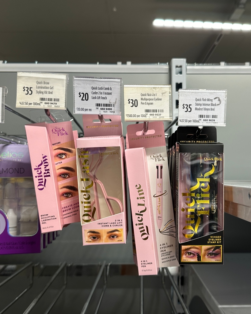 TheQuickFlickAu's tweet image. This week we launched 4x #QuickFlick cosmetic lines into Coles! 😭

AND... Our founder, Iris Smit is honoured to be the first #Aussie and #FemaleFounded #Beauty brand to launch #Cosmetics into #Coles Supermarket's!  🙌🏻 

#TheQuickFlick #ColesSupermarkets #AustralianOwned