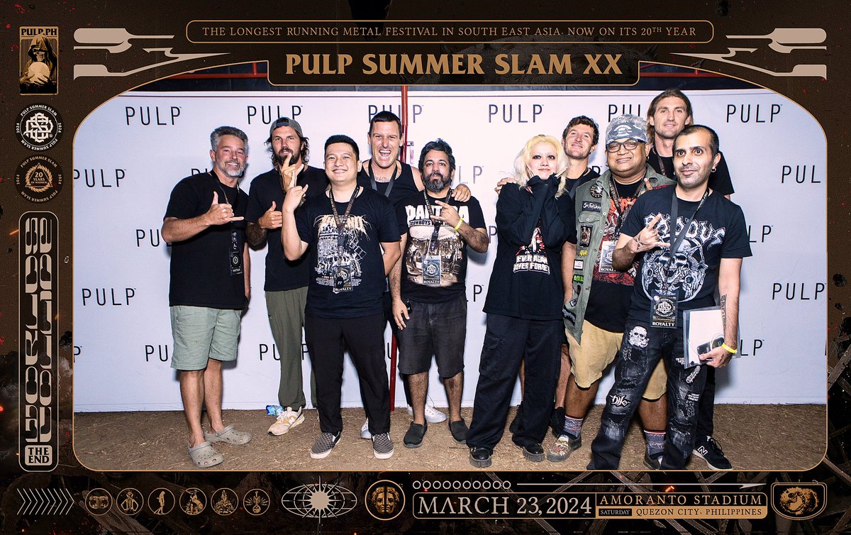 Meet and Greet with @parkwayofficial at the last #PulpSummerSlam! 🤘

#PSSXX
#PulpSummerSlamXX
#Metal
#Metalcore 
#HeavyMetal 
#NuMetal
#Rock 
@pulpliveworld