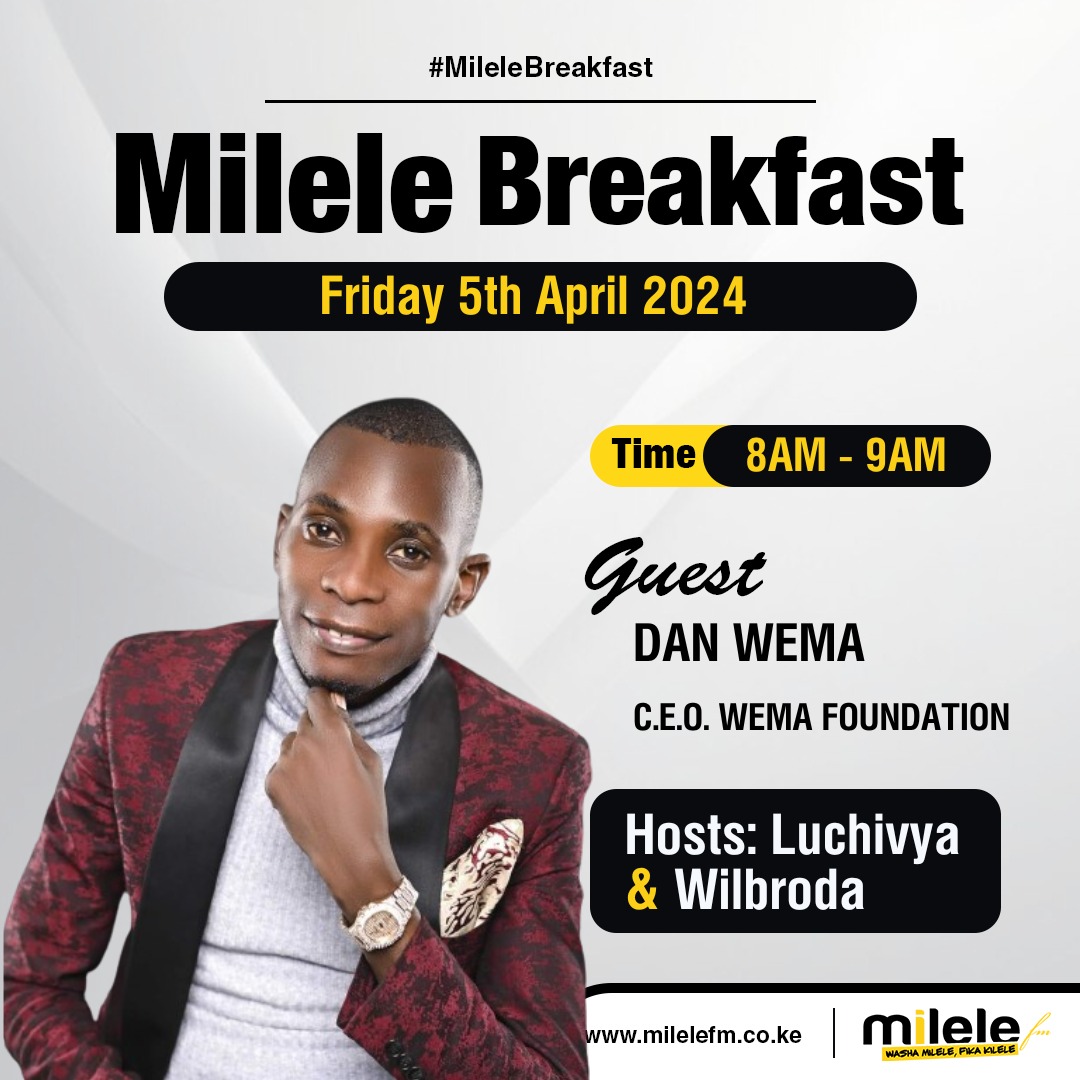 #LuchivyaNaWilbrodaMilele Awamu ya pili We are hanging out with Apostle Dan Wema - Content creator and philanthropist @Milele_FM
