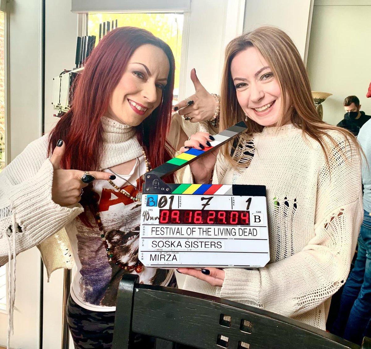 twisted_twins's tweet photo. I just want to thank everyone for watching our new movie, FESTIVAL OF THE LIVING DEAD, out on TUBI.
We wanted to pay tribute to the late, GREAT George A Romero and we are so very grateful for y’all taking the time to watch our efforts.
#FestivalOfTheLivingDead #FOTLD #GeorgeARomero #twinning