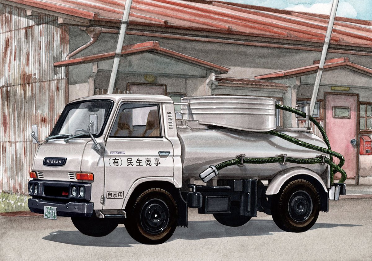 私的イラスト傑作選（318） アシェット #懐かしの商用車コレクション