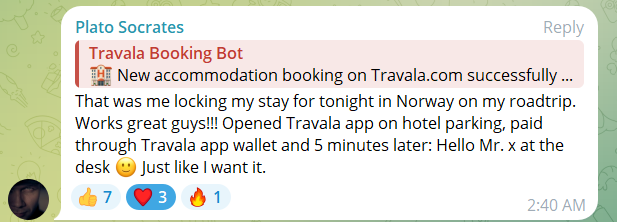 Join us on Telegram and be part of the global crypto travel community! ✈️ Share your top tips & trips👉t.me/travala