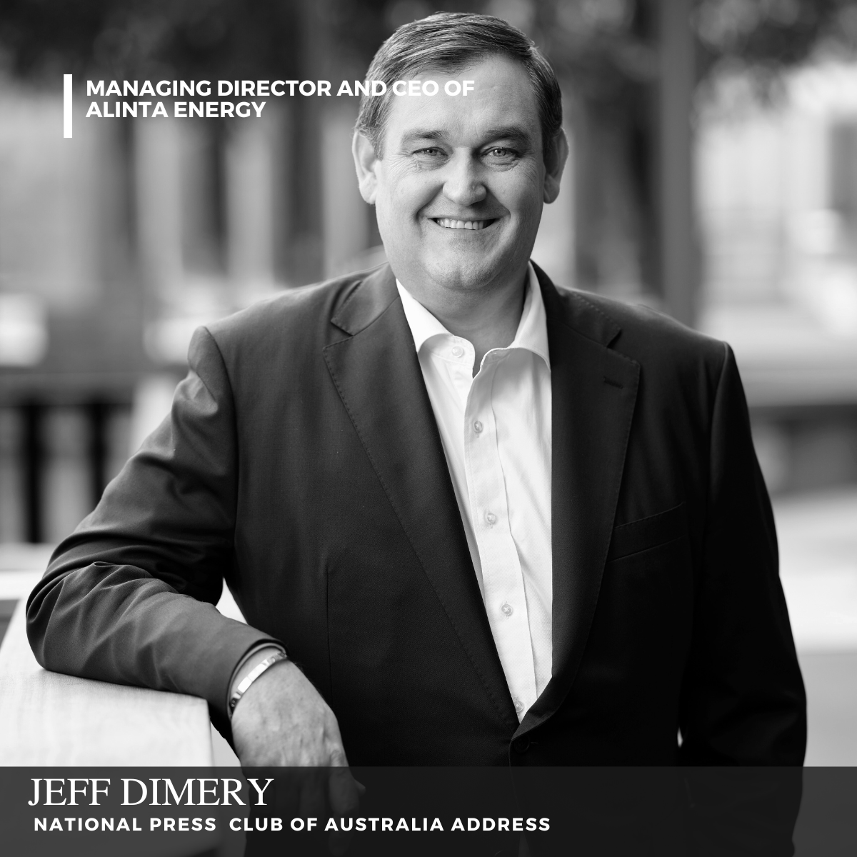 Next Week: Jeff Dimery, Managing Director and CEO of Alinta Energy will address the National Press Club of Australia on 'Straight talking and optimistic? Time for some truths about Australia’s energy transition'. Join us Wednesday 10th April. Purchase tickets now link in Bio.