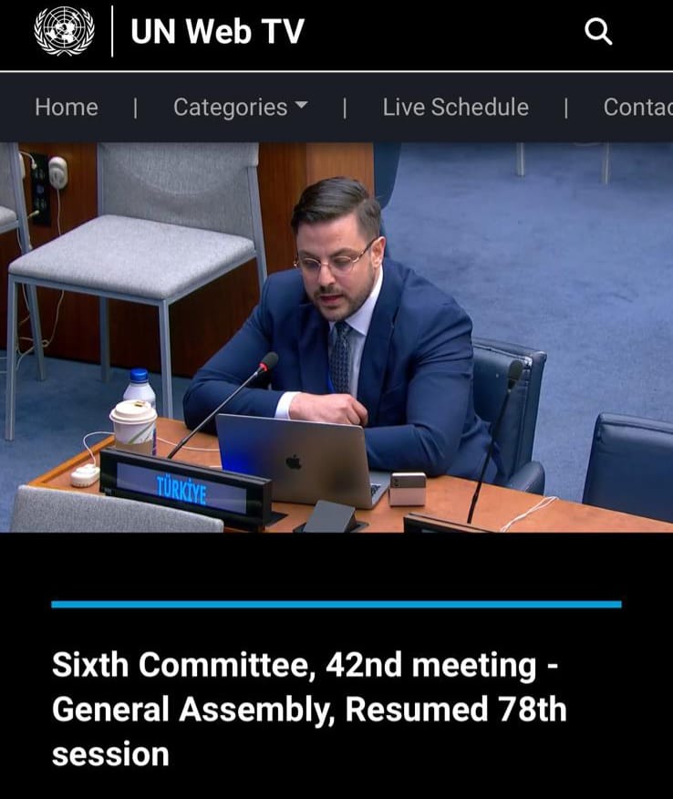 I had the privilege of providing academic support to the Turkish Delegation at the UN 6th Committee meetings on a possible CAH Treaty. I hope we were able to share our concerns in a constructive manner to serve much-needed consensus for the Convention to truly achieve its purpose