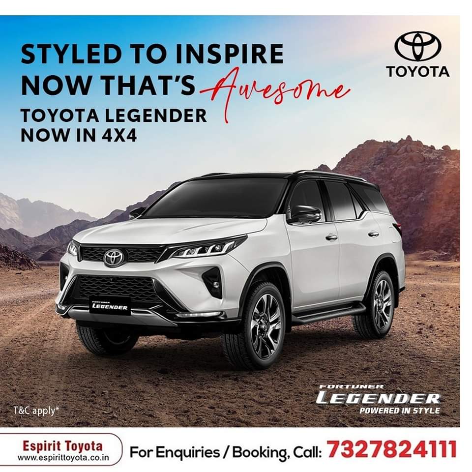 The #newLegender🚘 is styled to inspire awe. 
Experience unparalleled off-road capability and adventure with the Toyota Legender. With its legendary performance and cutting-edge features, the 4x4 version takes your driving experience to new heights.

#Legender #4x4Adventures