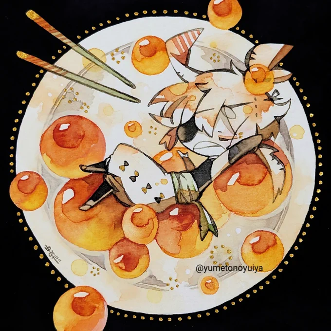 #対になってる絵をあげるいくらが好き 