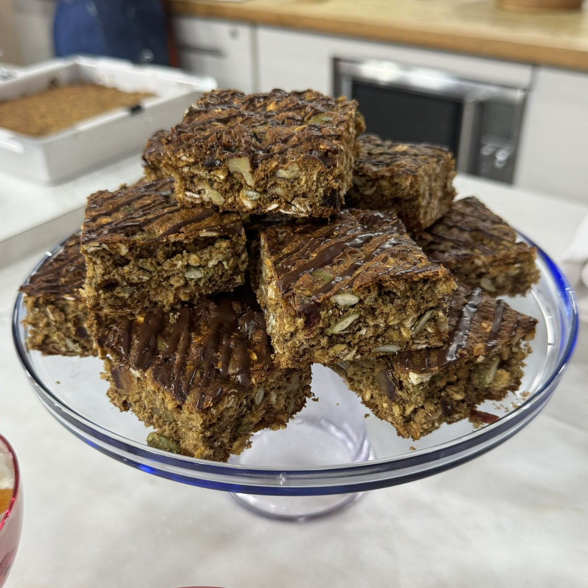 chewy and nutty and wonderfully filling, these have become a weekly staple at my house since I created this delicious recipe for the teens at @HealthCorps as a simple, healthy, make-ahead way to power their day!