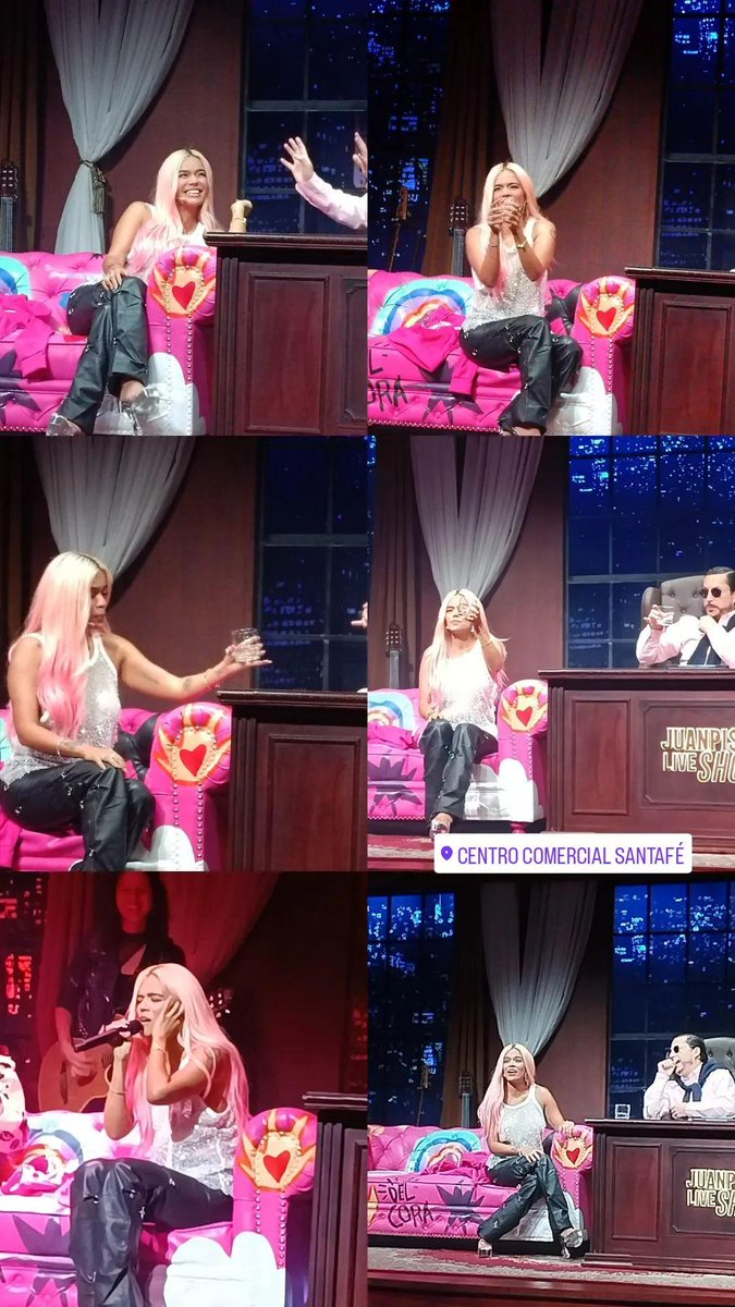 alison316445's tweet photo. Pague por ir a un The Juanpis Live Show, y la invitada fue Karol G. A Tan solo 4 metros de distancia, gracias Dios. https://t.co/u2jdQeqirB