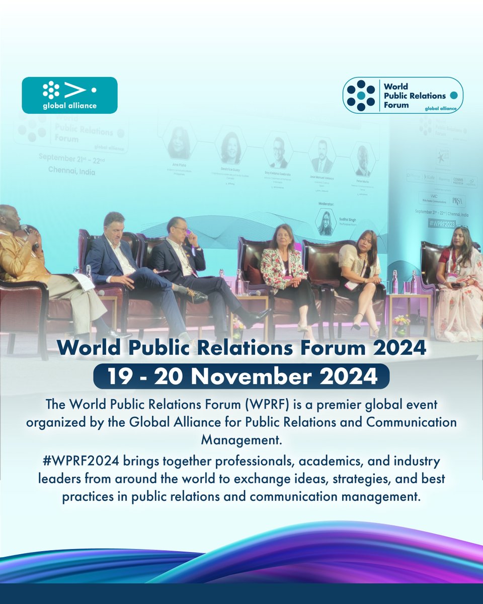 wprfofficial's tweet photo. World Public Relations Forum (WPRF), Indonesia Public Relations Convention (Konvensi Humas Indonesia), and Young Public Relations Gathering (PEMUDA) come together in Bali!

For more information: https://t.co/EPvouSEPKR  #WPRF2024 #WPRFIndonesia2024 https://t.co/m7ouaczyNQ