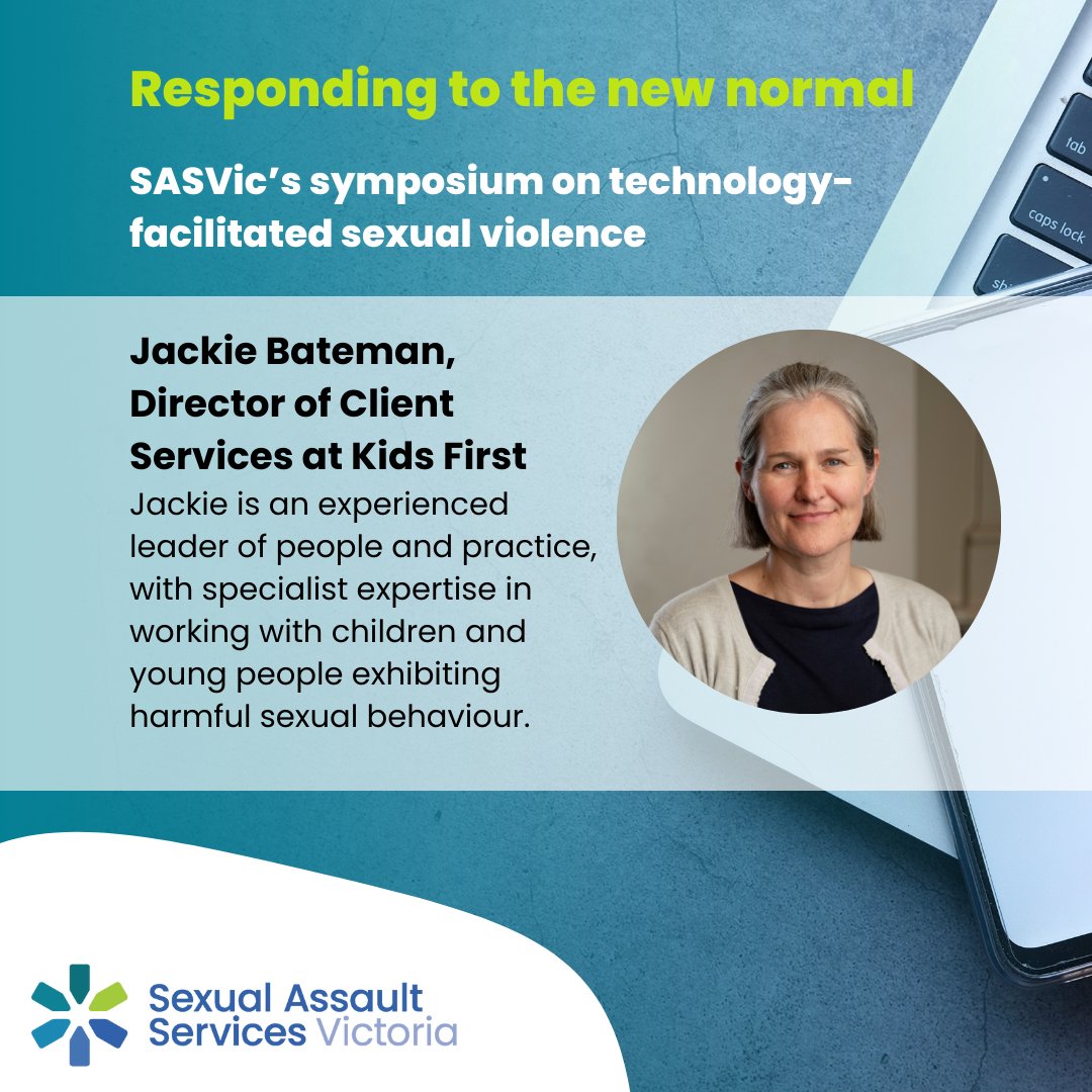 Reponding the new normal is just two weeks away! On Friday 19 April, we'll explore the impact of technology on sexual violence with experts like Jackie Bateman from @kidsfirstaus, who is joining us to discuss the impact of pornography on children and young people.