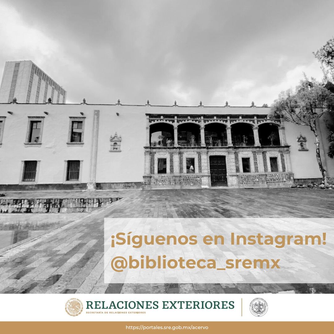 📚Síguenos en Instagram para conocer los servicios de la Biblioteca José Ma. Lafragua, nuevas publicaciones y programa de actividades culturales. Nos encontramos en #Tlatelolco, muy cerca de la estación de metrobús Glorieta a Cuitláhuac. ¡Visítanos! instagram.com/biblioteca_sre…