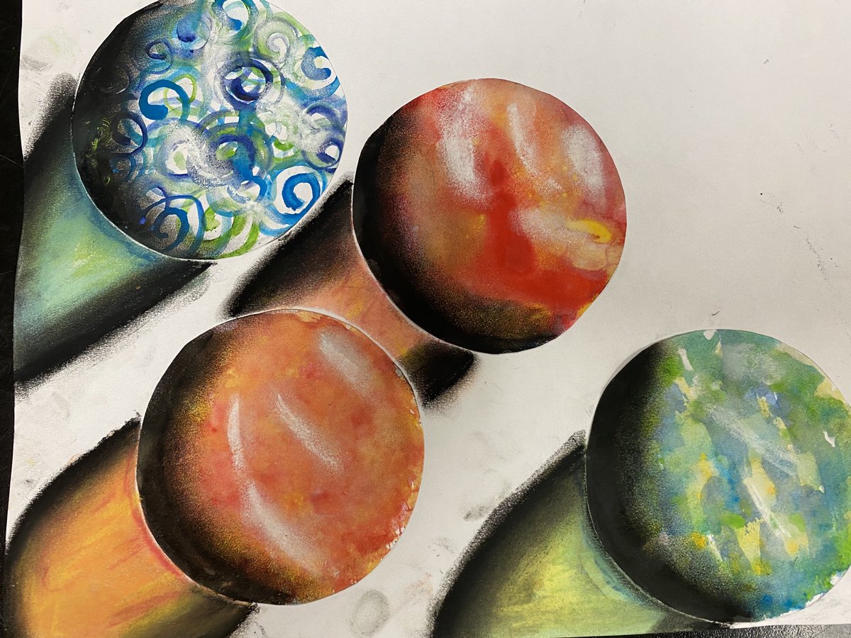 GLECART's tweet image. So proud of my middle school students marble compositions ⁦@GLECPVA⁩ ⁦@GLECART⁩ ⁦@chandelart⁩