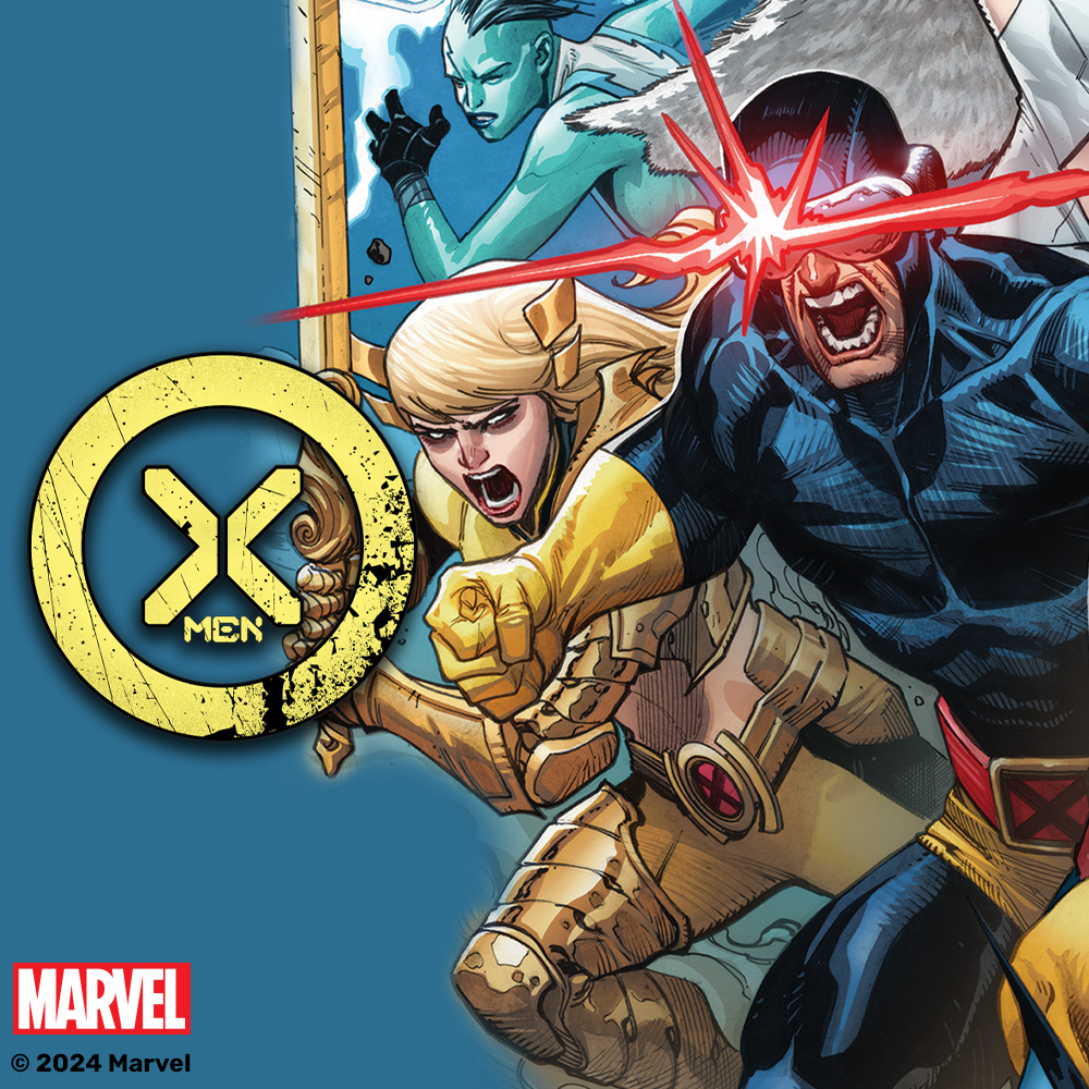 X-MEN X-SSEMBLE! ❌ If there were ever a time to rally the troops and take the fight to the enemy, it's NOW! Stand side by side with the X-Men as they head for their final stand! They can't stop ALL of us! 💚 Buy X-Men #33 now and get instant delivery: go.veve.me/4cN2eMX