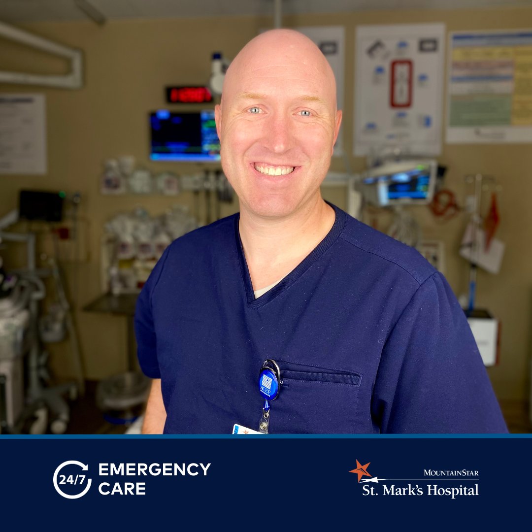 ER Spotlight! Meet Dr. Porter – he works in our ER and has seen patients at St. Mark’s Hospital for three years!

“We are here to help the best we can and are dedicated to doing our jobs the best we can to help the community.”

Find an ER near you: bit.ly/3U0LJ8t.
