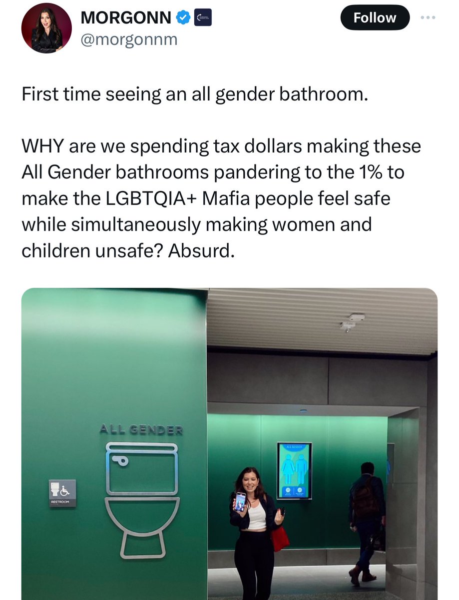 Let me be very clear—inclusive policy benefits all of us. Fathers with daughters, mothers with sons, folks with disabilities, those traveling with elderly loved ones, and LGBTQ+ folks—single stall, all gender bathrooms create a space that meets folks where they’re at.