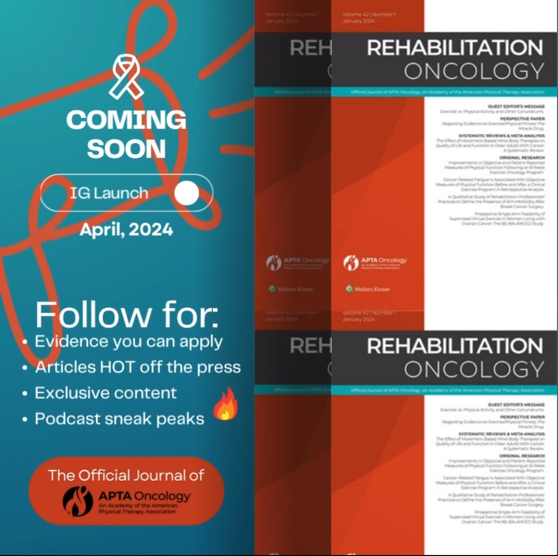 We’re gonna try this whole Instagram thing out 🤓

👉🏼 @RehabOnc on IG!

Follow for the latest and greatest Rehab Onc content, broken down and ready for you to apply in the clinic!