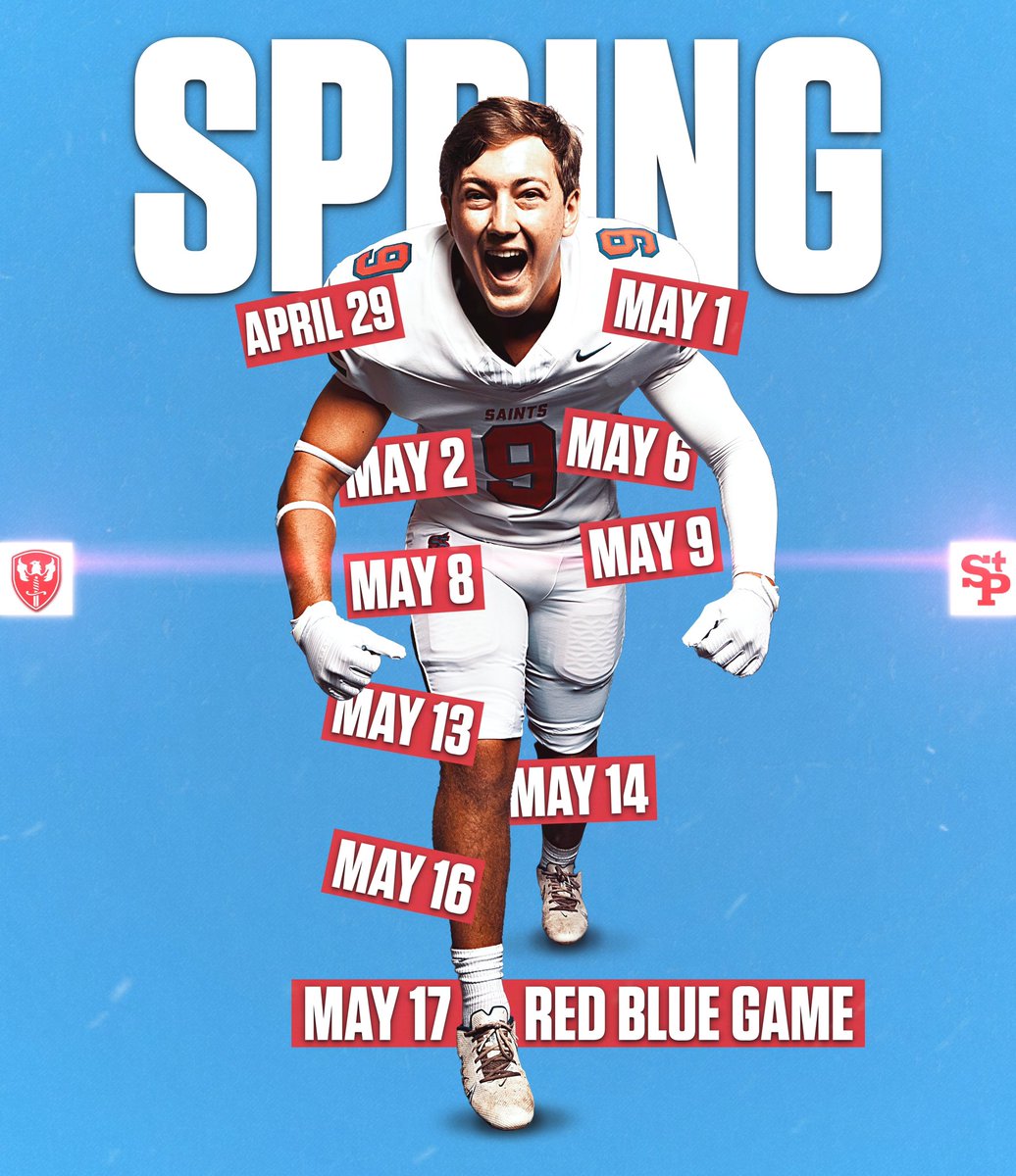 Spring 2024 is almost here. Go Saints!