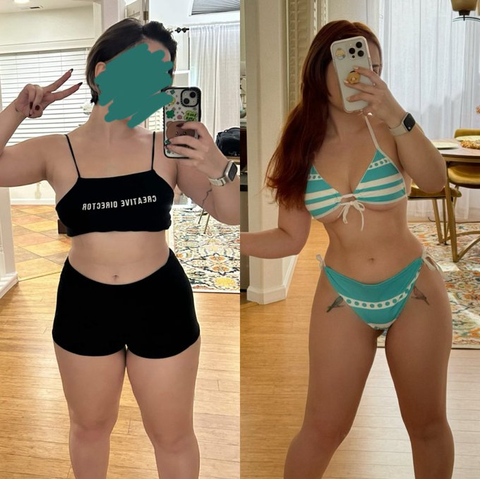 4 months of working out consistently 🥹💕 https://t.co/nvym5sqv3k
