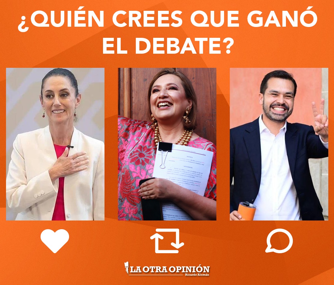 RicardoAlemanMx's tweet image. Que se armen las apuestas, ¿cómo quedó el resultado del primer #DebatePresidencial?