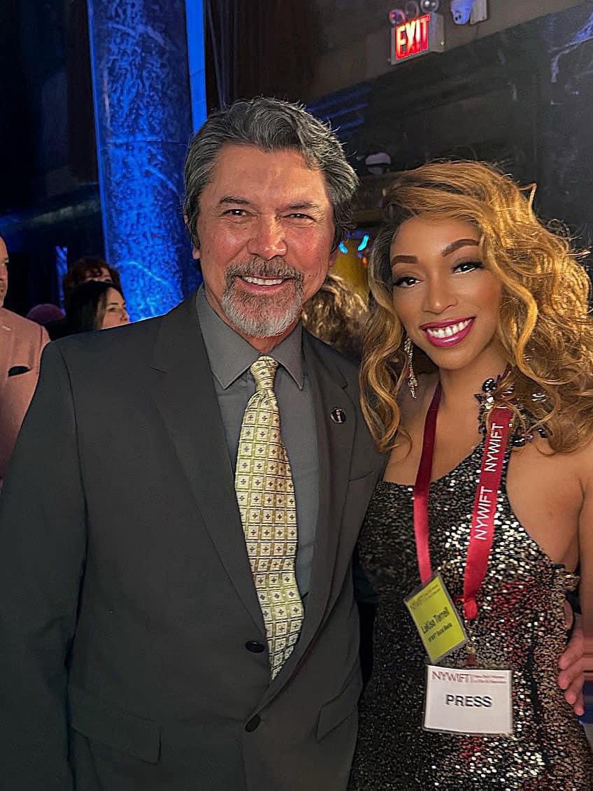Our @LaKisaRenee1 With the Legendary Actor #LouDiamondPhillips at the New York Women in Film & Television #MuseAwards.

Stay tuned for LaKisa’s interview with Lou coming to the @NYWIFT podcast this month. 🎥🎤

#TalesFromTheMedia