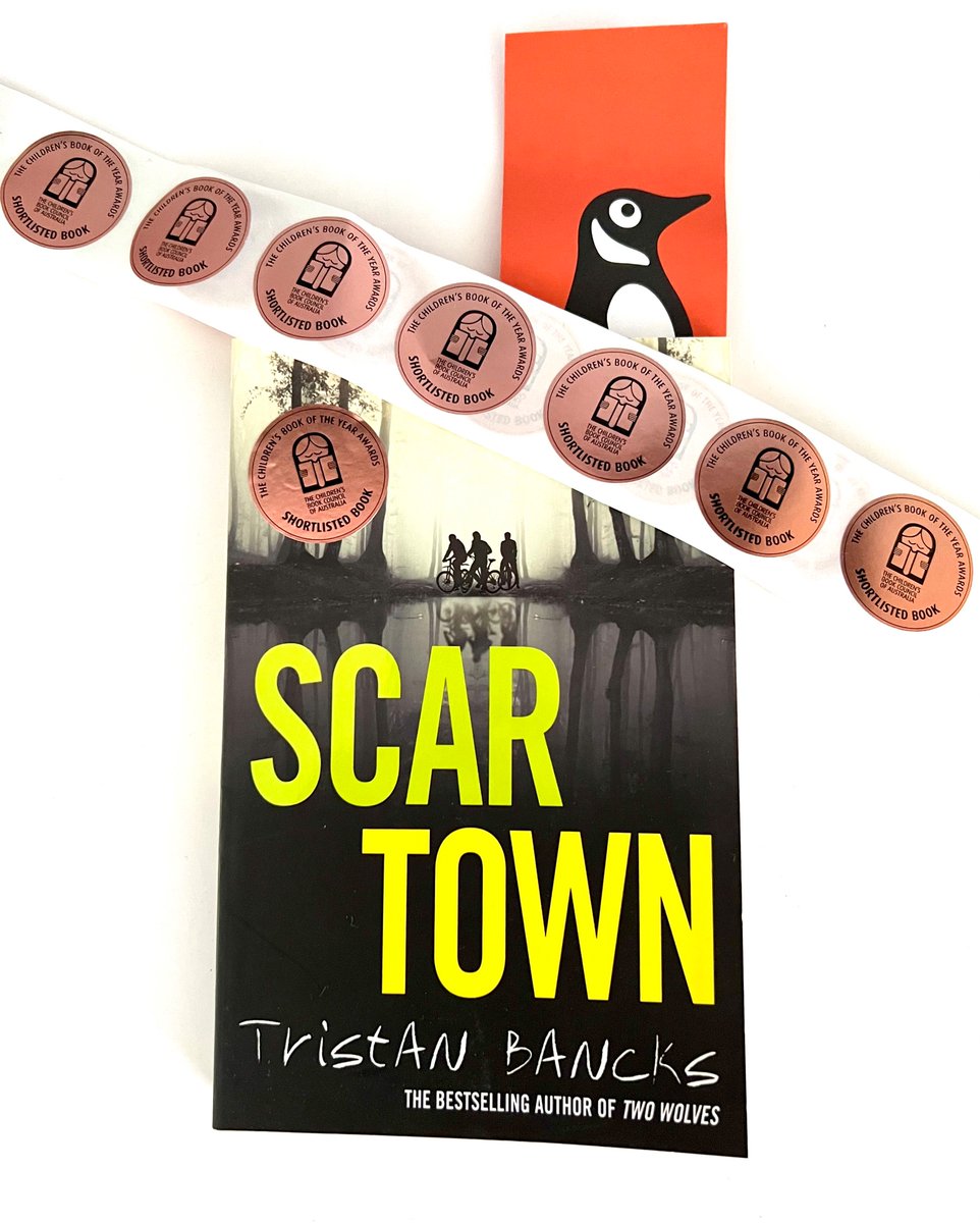CBCA stickers arrived from @PenguinBooksAus & I'm giving away a signed & stickered copy of Scar Town. To enter, retweet OR reply with which other CBCA shortlisted book you’ve read & would recommend. Or which you’re most keen to read? Full list @TheCBCA. Winner chosen Mon 8 April.
