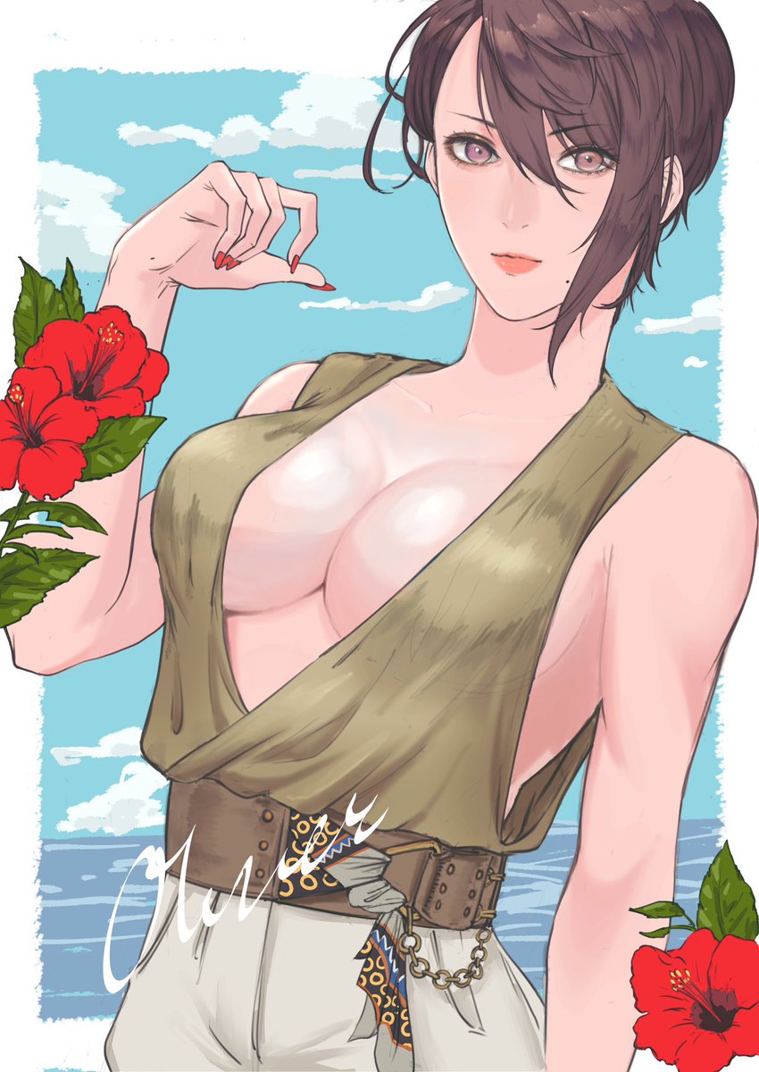 #絵柄の振れ幅見せて 