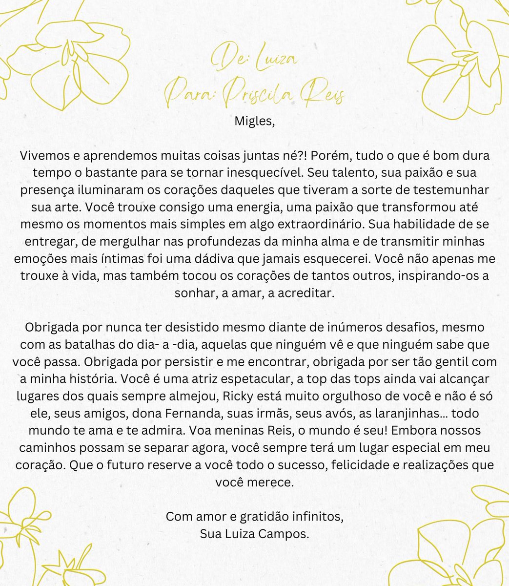 luizaccamposs's tweet photo. Obrigada, @aPriReis 🌻 https://t.co/PFyCbE9YOI