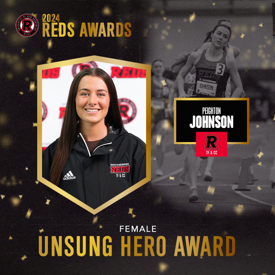 Congratulations to your 2024 Unsung Heroes Awards recipients Oliver Arnfast and Peighton Johnson of <a href="/UNBTrack/">UNB CC & TF</a>!

Your commitment to the REDS doesn't go unnoticed. 💫

#goredsgo