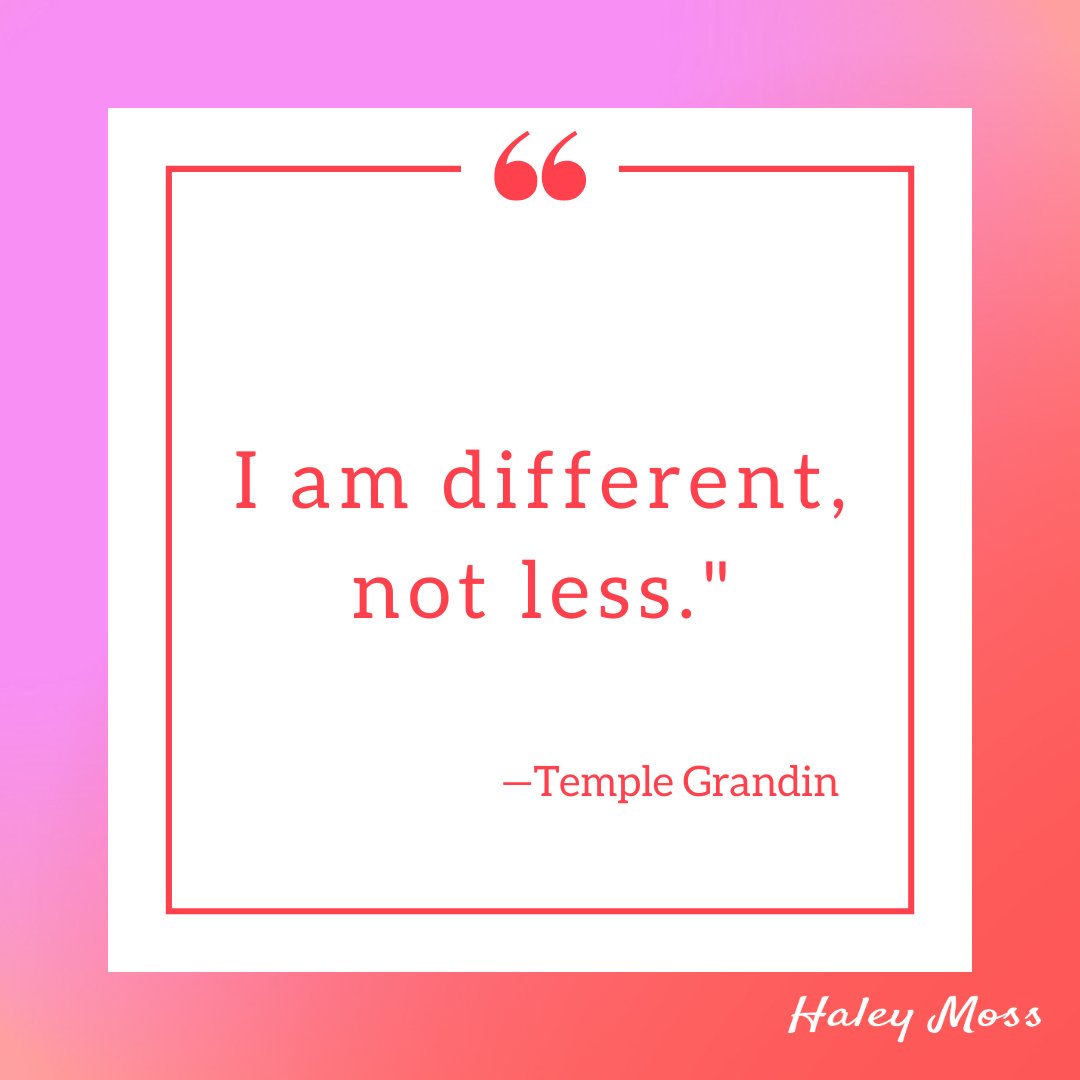 "I am different, not less." 

These simple yet powerful words encapsulate the essence of neurodiversity and the value of embracing our differences. 

#EmbraceDifferences #CelebrateNeurodiversity