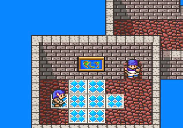 Hazuki_Kurikara's tweet photo. ドラクエVの壁に飾られている世界地図は、ドラクエⅣのマップの南半球を反転させた物。特に深い意味はないので、考察しても何も出てきません。

#ドラクエ5 #DQ5 #DQ4 https://t.co/9yUAkaxFP1