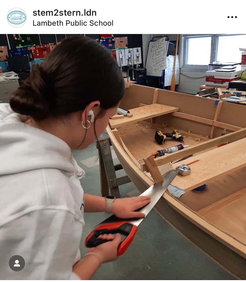 SHSM_TVDSB's tweet photo. 14 schools, 14 @stem2stern_ldn boat builds, thousands of @tvdsb students…A year of collaboration & experiences in trades #SHSM.
Thank you #ministry for funding this Innovation SHSM grant to reach more students #STEM2stern.Swim tests to story telling stay tuned June 13 launch! https://t.co/OMu14L8s6y
