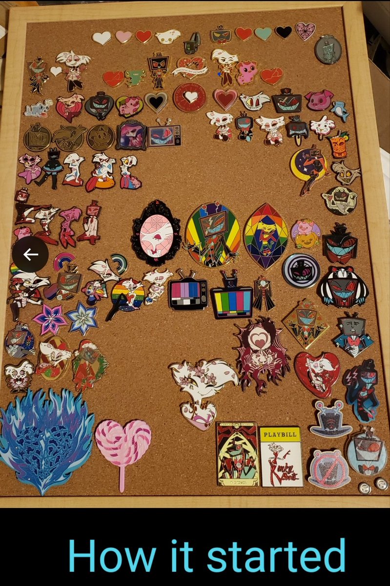 IKilledTheRadi0's tweet photo. So that #staticspider #tvdust #staticdust #voxangel pin collection, eh? https://t.co/HWEZnhGAw3