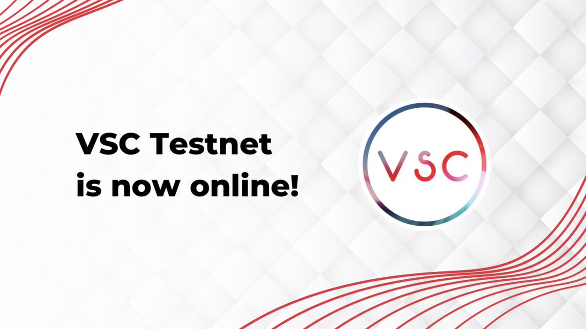 It is with great pleasure that we officially launch the VSC testnet🚀 And guess what? For the first time ever, you can now create smart contracts on @hiveblocks! 🤯 So, buckle up and get ready for an exciting journey ahead! 🧵👇