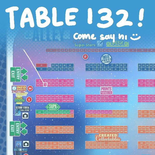@ zepn1 and I will be at Melbourne Supanova this weekend ! 

Our table number is 132 if you want to come check us out! 🌸