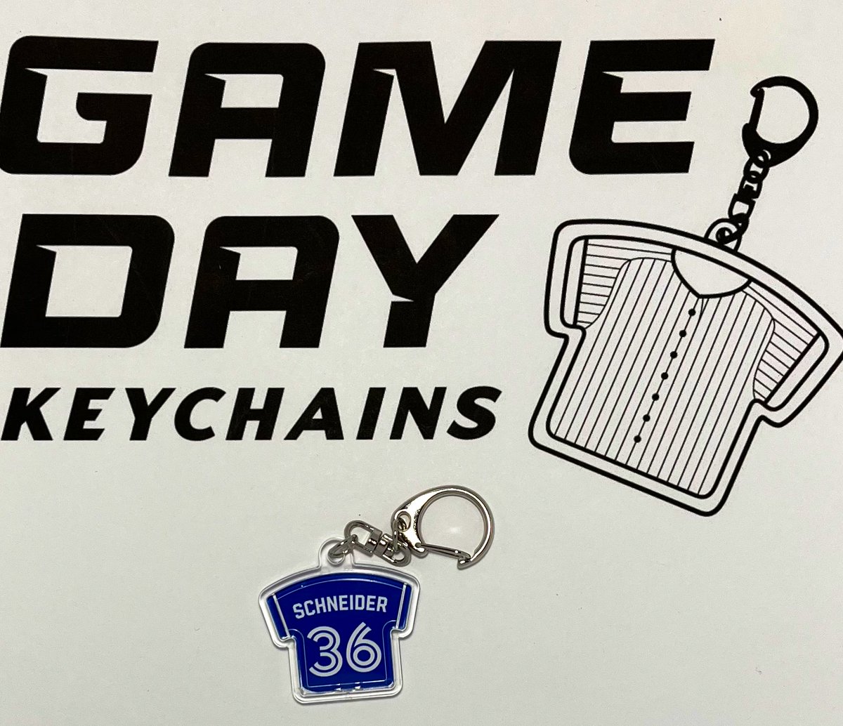 gamedaykeychain's tweet photo. Sending out this baseball #GamedayKeychain to @MegzMurr ⚾️💙 https://t.co/0yxA2zUYsC