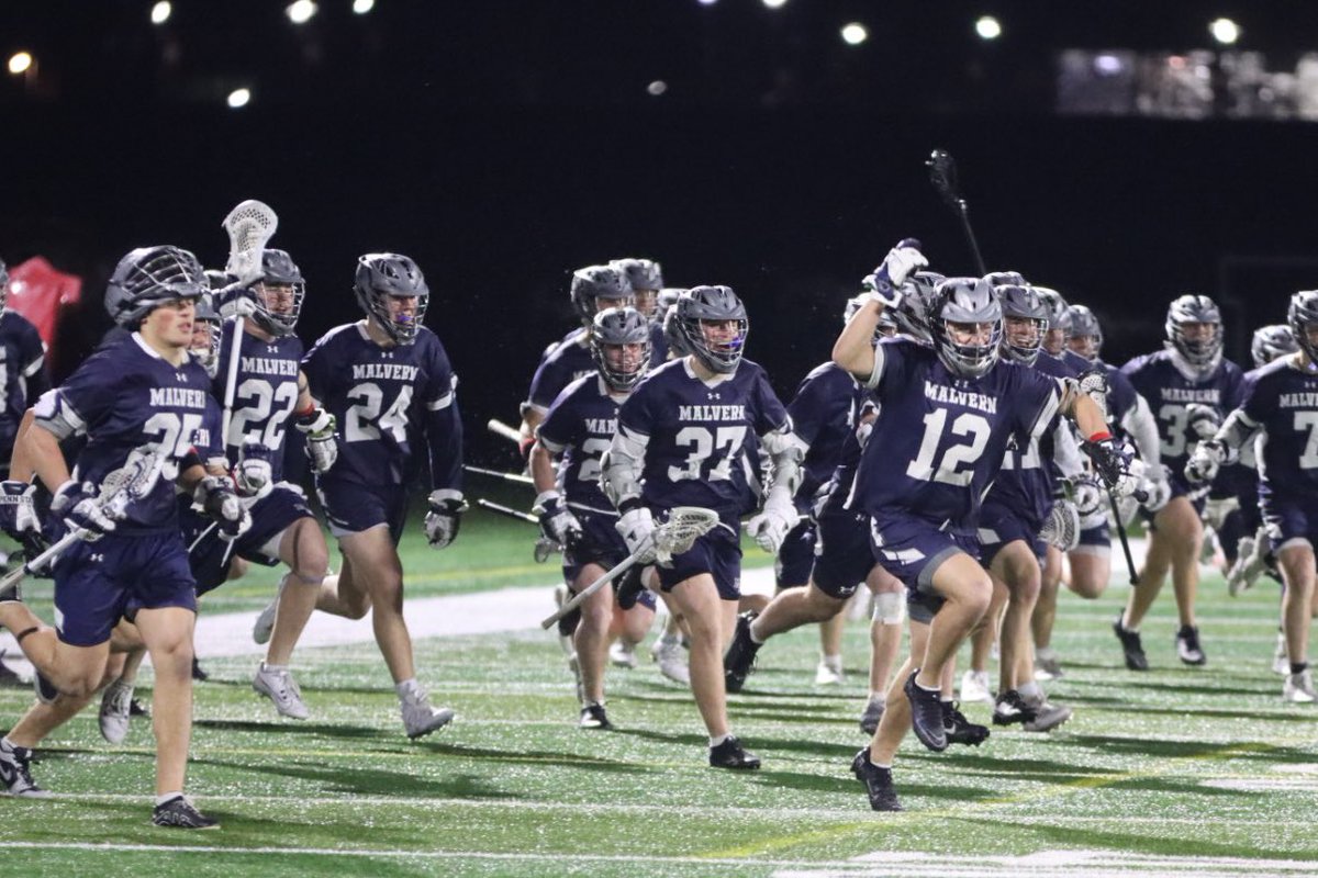 FINAL: Malvern Prep 7, St. Anthony’s 4. 

MP put on a defensive clinic and got excellent goaltending from Heath Jones (@Big4HHH / <a href="/RUmlax/">Rutgers Men's LAX</a>), who stopped 10 shots on his future home campus.