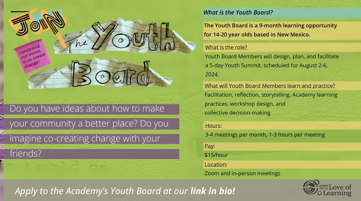 Academy for the Love of Learning tweet media