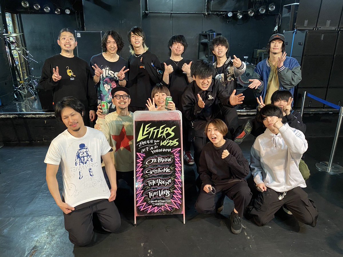 TheReminds's tweet photo. 昨夜はF.A.Dありがとうございました！
またよろしくお願いします！ https://t.co/4kUayeSMBr