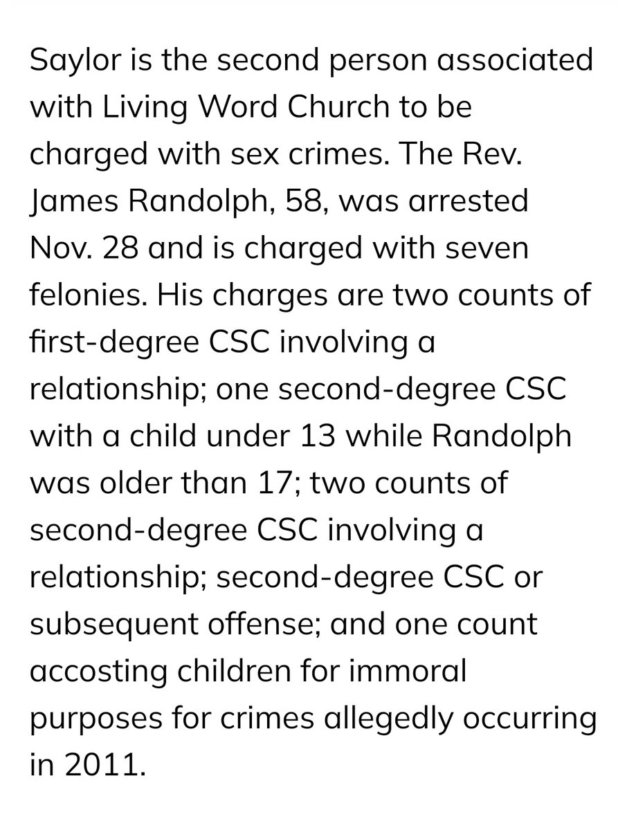Kim43688549's tweet photo. @CraigDMauger Here's crimes against children in Michigan that are real.
Nice God fearing church folk
#NotImmigrants
#NotDragQueens
https://t.co/geuXl171aC https://t.co/xSZVHNX4qy