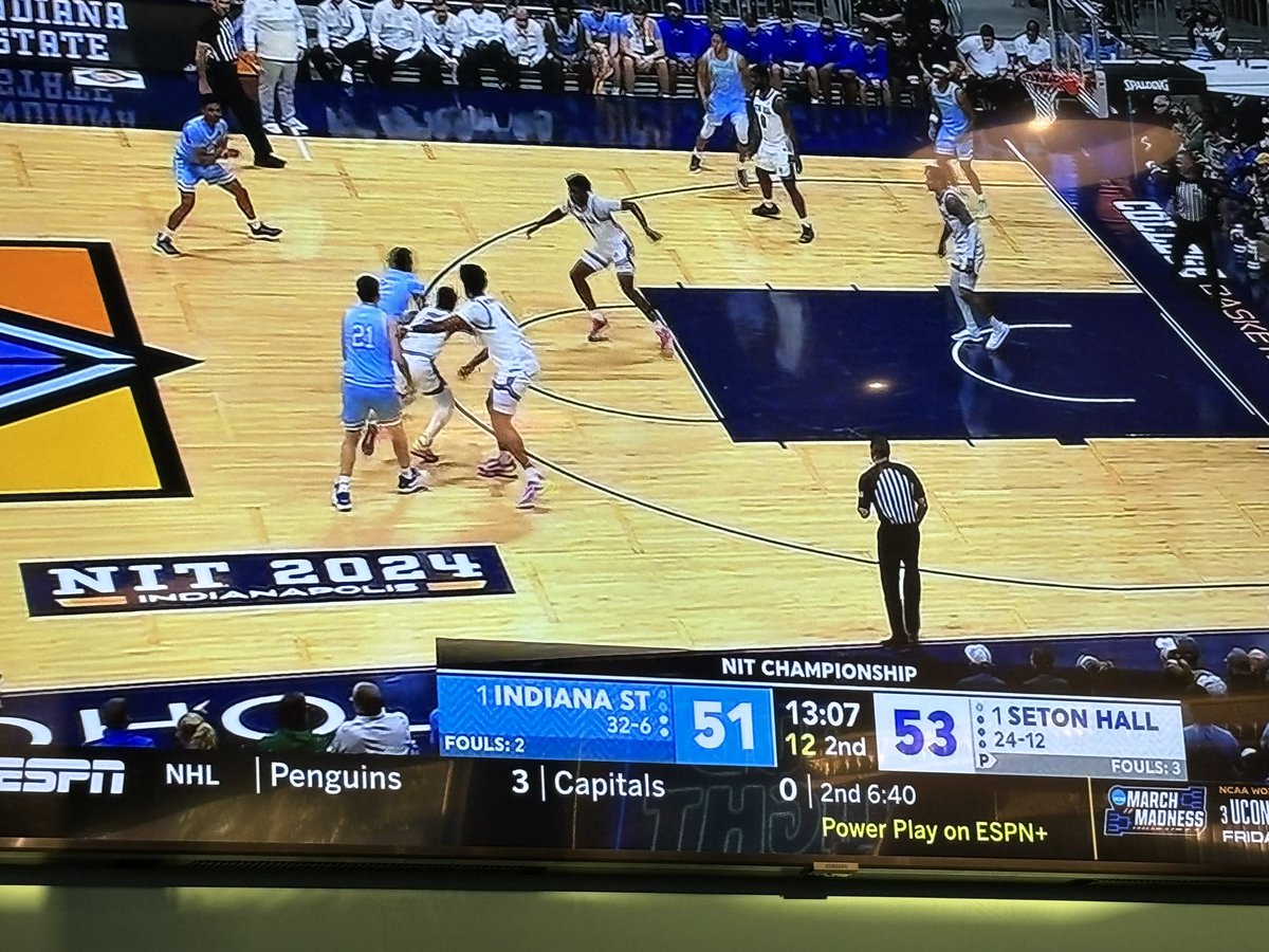 A year ago, Vegas and @meangreenmbb was playing for the NIT Title…36 years ago I was inside Kemper Arena watching the Jayhawks cut down the nets. Two great hoops memories. I’m rooting for The Hall tonite.