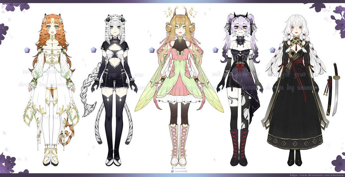 Rt appreciated!
Adoptables batch for set price 25 usd for each 
and 60 with commercial law 
payment : boosty / hipolink 
dm me pls or comment ~ 
#adoptables #vtubers #adopt #adoptable #adoptableauction