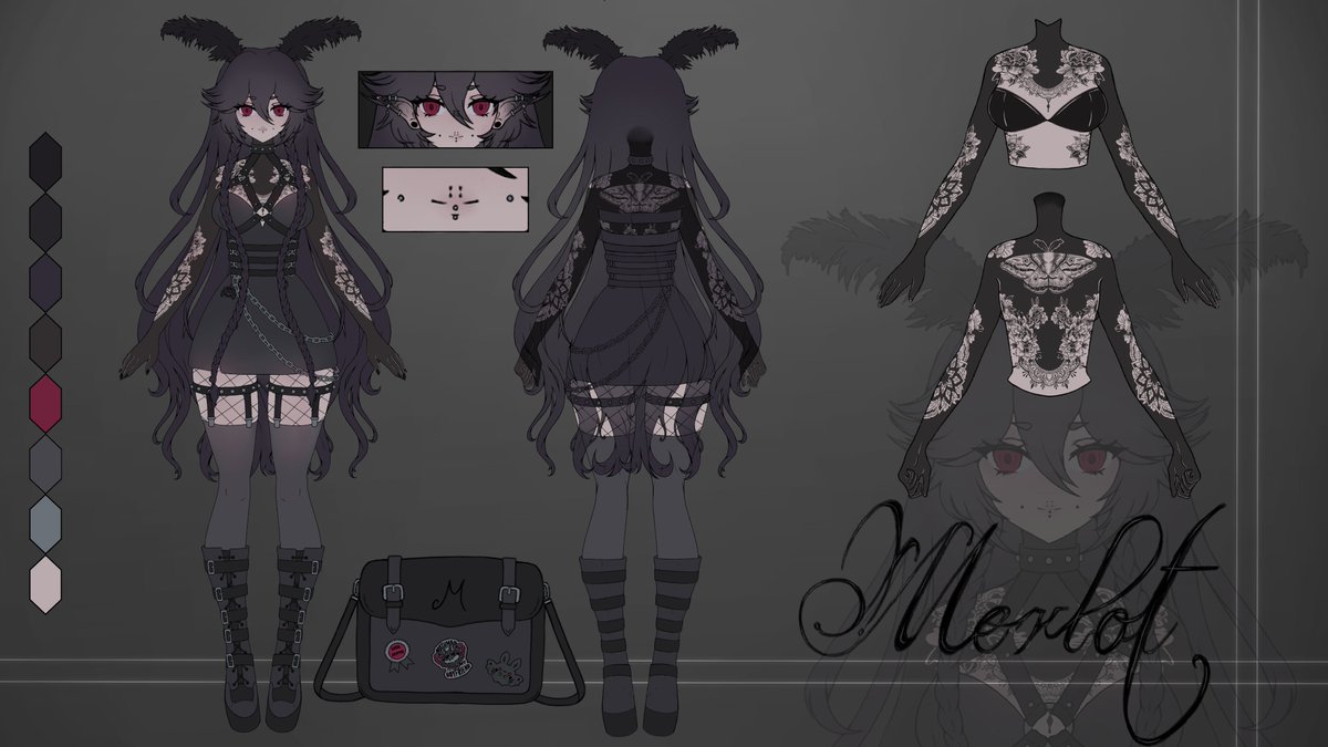 mimucheee's tweet photo. M E R L O T
My sweet moff baby and her cryptid ita bag 💡
She is a HUGE fangirl over her mentor Mothman himself and all the cryptids lurking out in the shadows...
Horror movies make her giddy and things that go bump in the night make her excited

#merloart  #Vtuber #cryptid https://t.co/eWDOFYm9mM