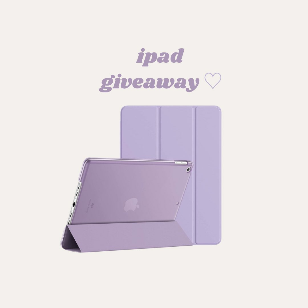 ⭑ iPad 9th Gen Giveaway ⭑ ⋆ 1 winner ♡ ⋆ retweet & like ⋆ followers only — worldwide | ends April 25